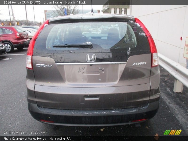Urban Titanium Metallic / Black 2014 Honda CR-V LX AWD