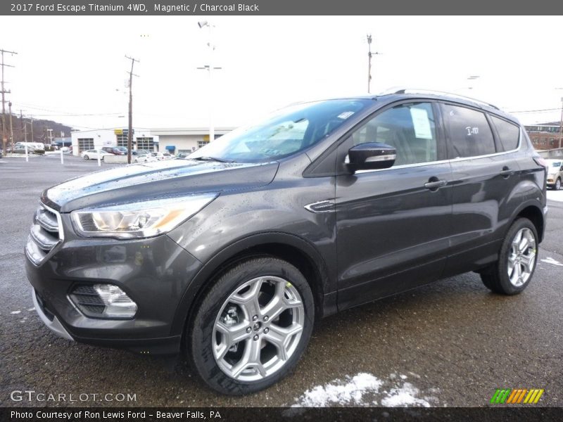 Magnetic / Charcoal Black 2017 Ford Escape Titanium 4WD