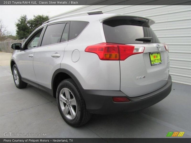 Classic Silver Metallic / Black 2015 Toyota RAV4 XLE