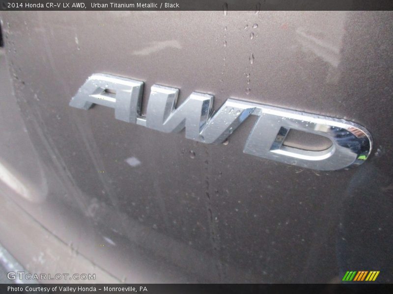Urban Titanium Metallic / Black 2014 Honda CR-V LX AWD