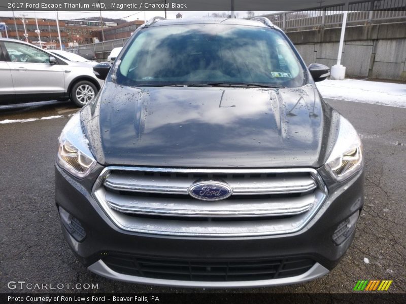 Magnetic / Charcoal Black 2017 Ford Escape Titanium 4WD