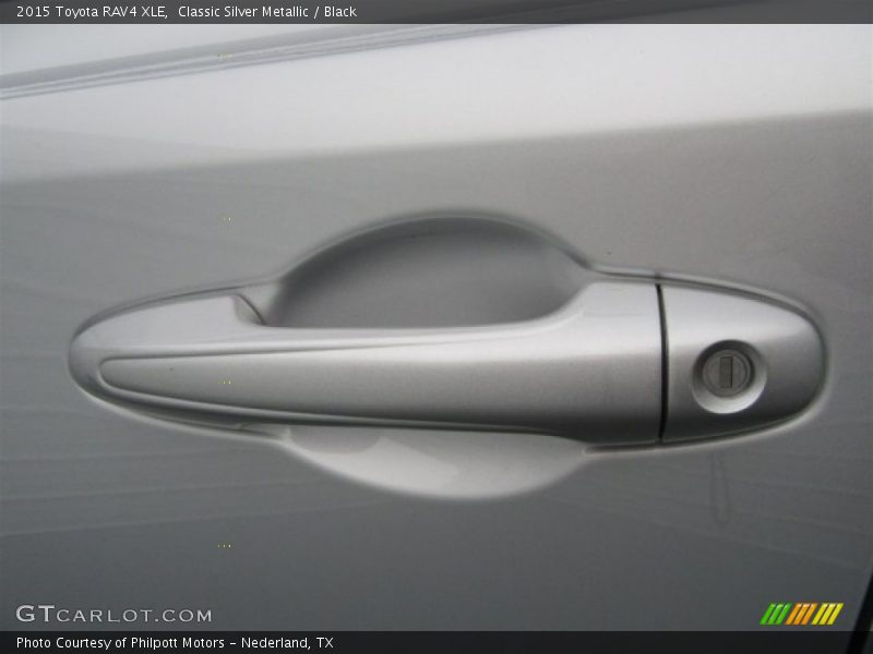 Classic Silver Metallic / Black 2015 Toyota RAV4 XLE