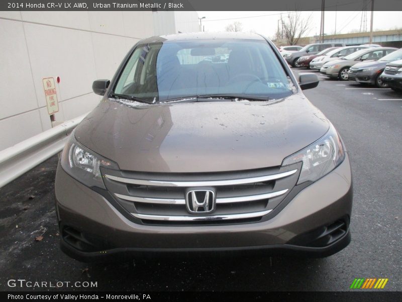 Urban Titanium Metallic / Black 2014 Honda CR-V LX AWD