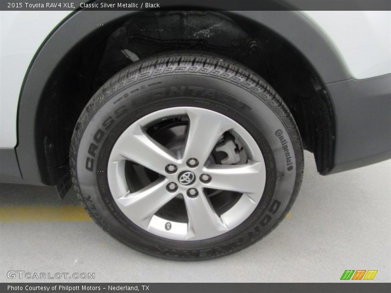 Classic Silver Metallic / Black 2015 Toyota RAV4 XLE