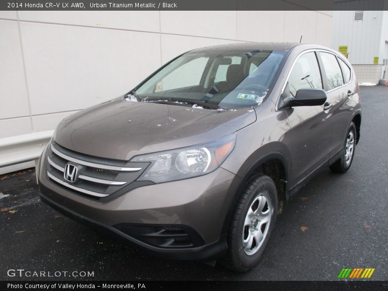 Urban Titanium Metallic / Black 2014 Honda CR-V LX AWD