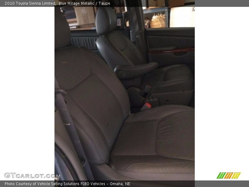 Blue Mirage Metallic / Taupe 2010 Toyota Sienna Limited