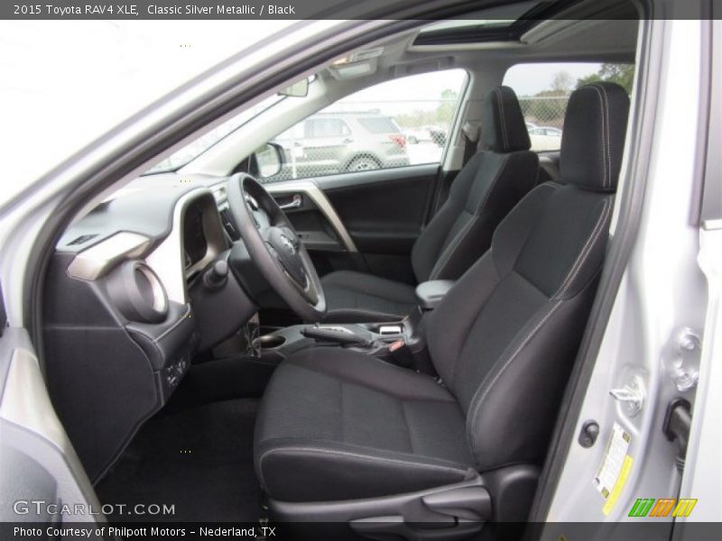 Classic Silver Metallic / Black 2015 Toyota RAV4 XLE