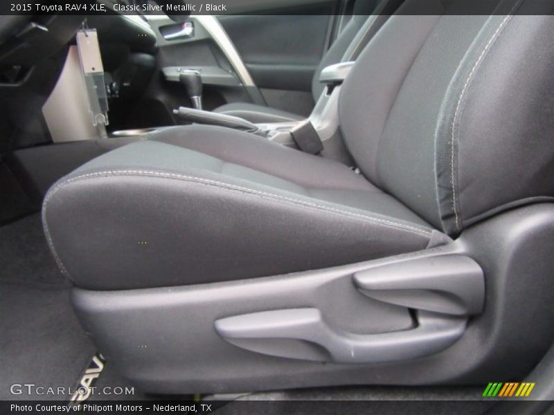 Classic Silver Metallic / Black 2015 Toyota RAV4 XLE