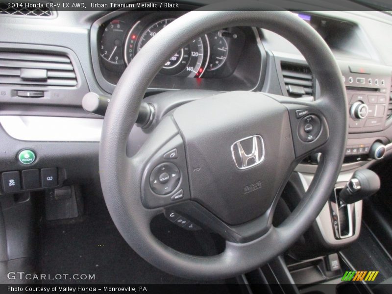 Urban Titanium Metallic / Black 2014 Honda CR-V LX AWD