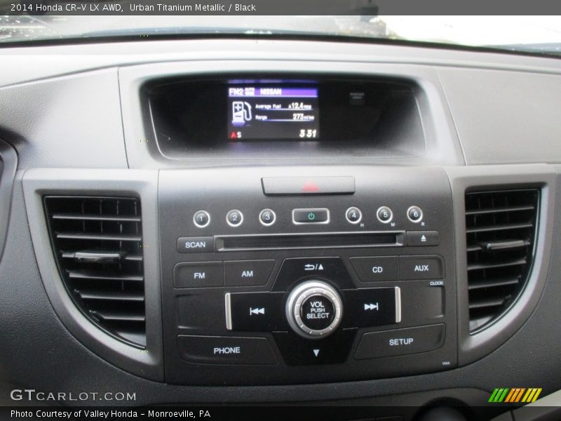 Urban Titanium Metallic / Black 2014 Honda CR-V LX AWD