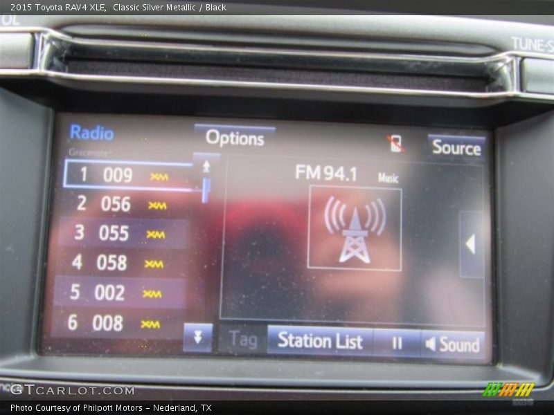 Classic Silver Metallic / Black 2015 Toyota RAV4 XLE