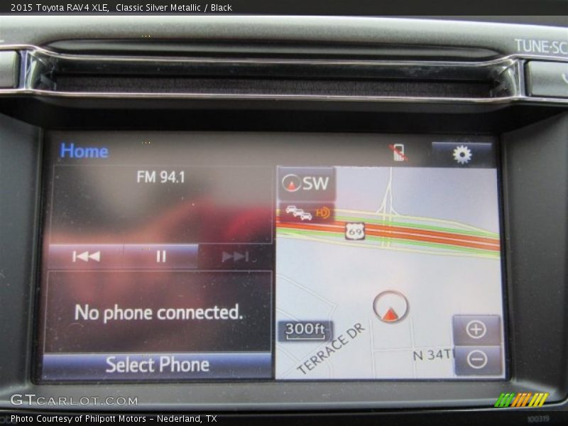 Classic Silver Metallic / Black 2015 Toyota RAV4 XLE