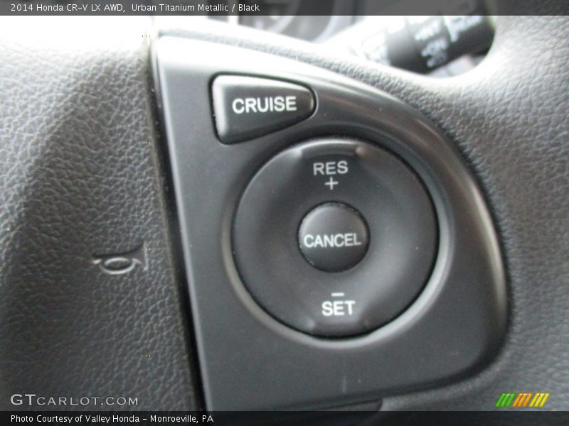 Urban Titanium Metallic / Black 2014 Honda CR-V LX AWD