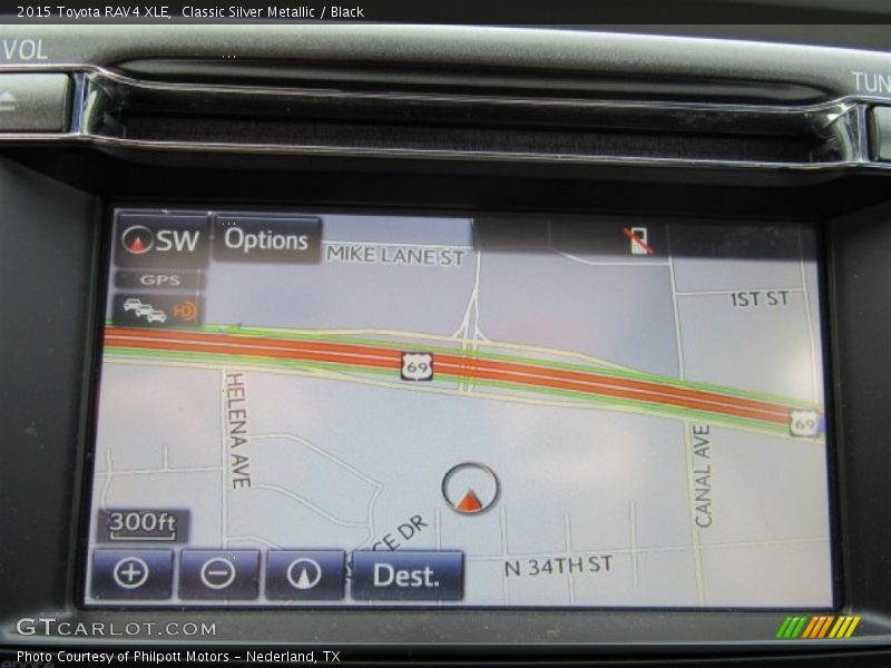 Classic Silver Metallic / Black 2015 Toyota RAV4 XLE