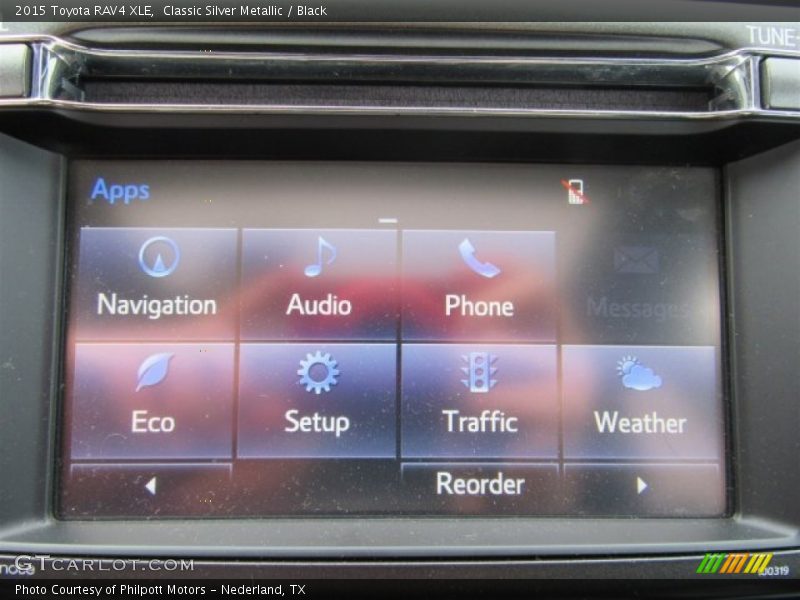 Classic Silver Metallic / Black 2015 Toyota RAV4 XLE