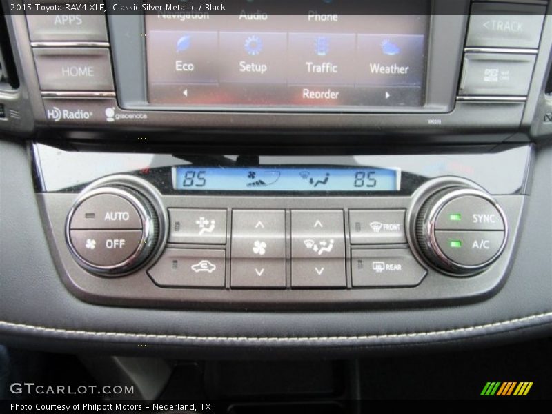 Classic Silver Metallic / Black 2015 Toyota RAV4 XLE