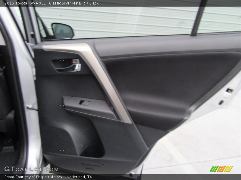 Classic Silver Metallic / Black 2015 Toyota RAV4 XLE