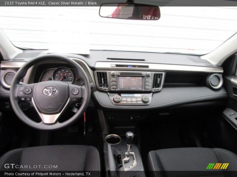 Classic Silver Metallic / Black 2015 Toyota RAV4 XLE