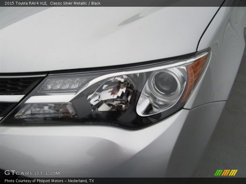 Classic Silver Metallic / Black 2015 Toyota RAV4 XLE