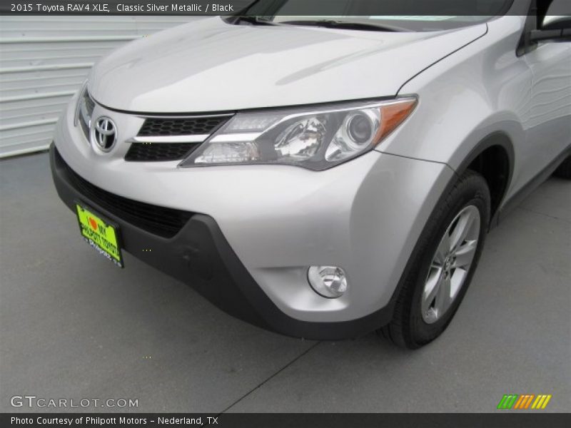 Classic Silver Metallic / Black 2015 Toyota RAV4 XLE