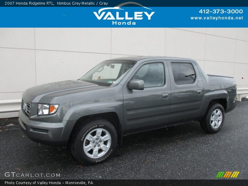 Nimbus Grey Metallic / Gray 2007 Honda Ridgeline RTL
