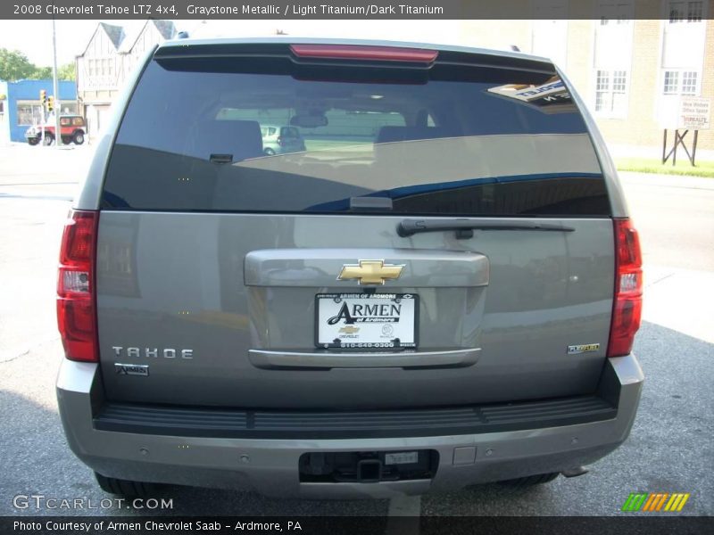 Graystone Metallic / Light Titanium/Dark Titanium 2008 Chevrolet Tahoe LTZ 4x4