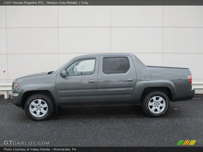 Nimbus Grey Metallic / Gray 2007 Honda Ridgeline RTL
