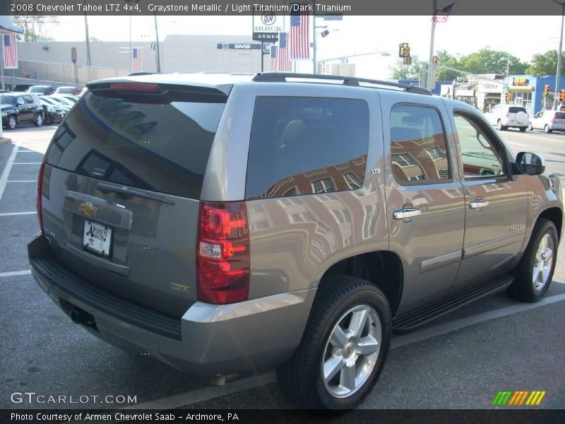 Graystone Metallic / Light Titanium/Dark Titanium 2008 Chevrolet Tahoe LTZ 4x4