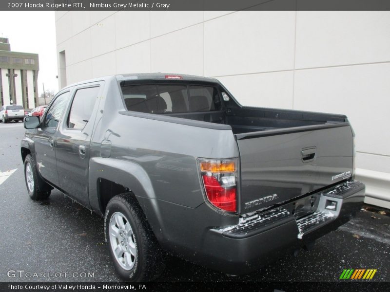 Nimbus Grey Metallic / Gray 2007 Honda Ridgeline RTL