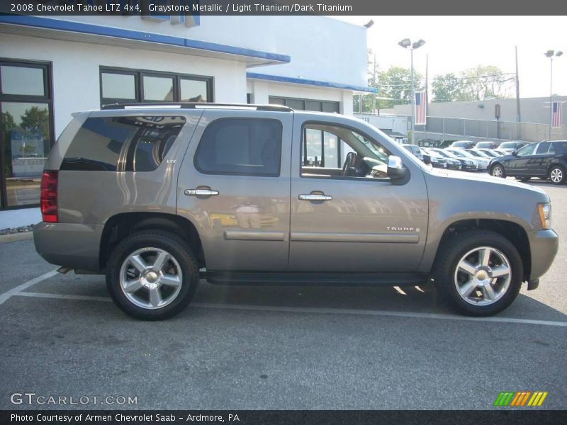 Graystone Metallic / Light Titanium/Dark Titanium 2008 Chevrolet Tahoe LTZ 4x4