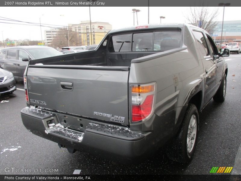 Nimbus Grey Metallic / Gray 2007 Honda Ridgeline RTL