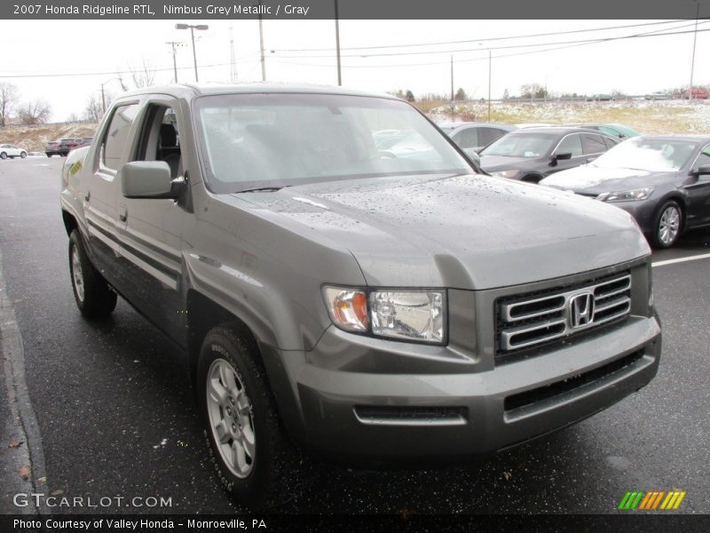 Nimbus Grey Metallic / Gray 2007 Honda Ridgeline RTL