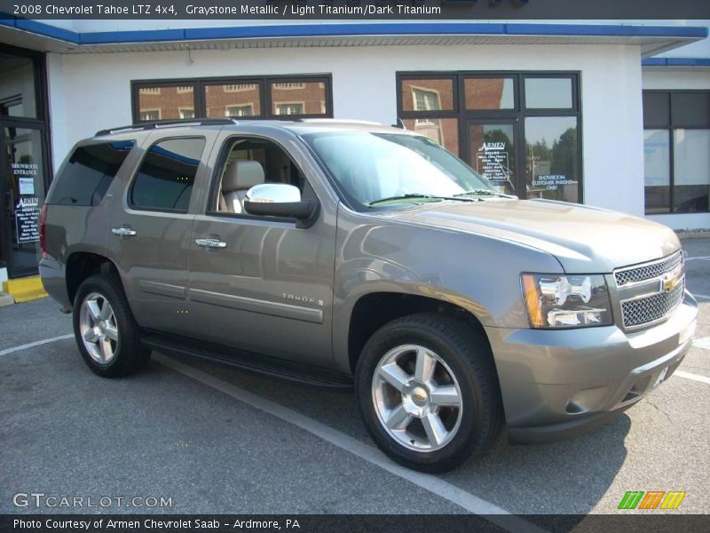 Graystone Metallic / Light Titanium/Dark Titanium 2008 Chevrolet Tahoe LTZ 4x4