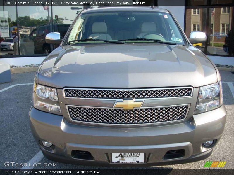 Graystone Metallic / Light Titanium/Dark Titanium 2008 Chevrolet Tahoe LTZ 4x4