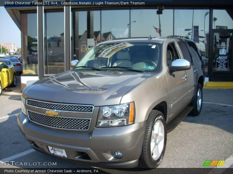 Graystone Metallic / Light Titanium/Dark Titanium 2008 Chevrolet Tahoe LTZ 4x4