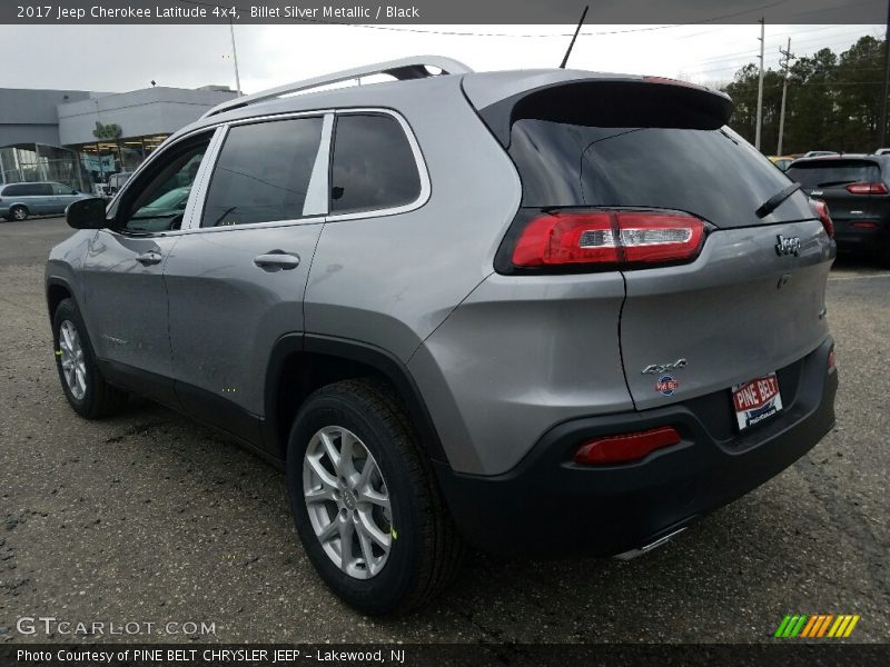 Billet Silver Metallic / Black 2017 Jeep Cherokee Latitude 4x4