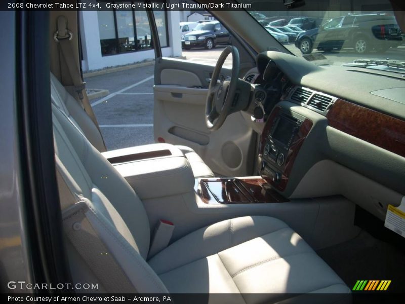 Graystone Metallic / Light Titanium/Dark Titanium 2008 Chevrolet Tahoe LTZ 4x4