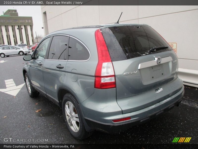 Opal Sage Metallic / Ivory 2010 Honda CR-V EX AWD