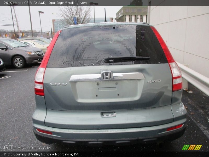 Opal Sage Metallic / Ivory 2010 Honda CR-V EX AWD