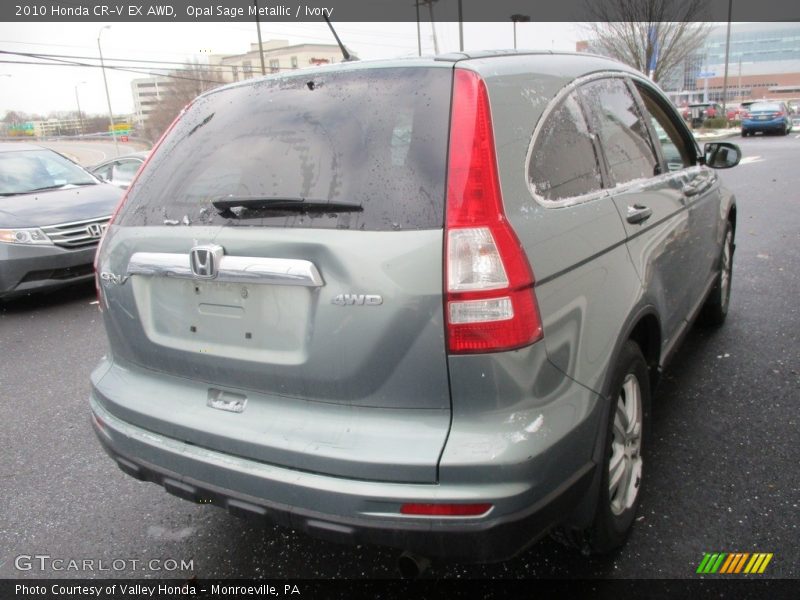 Opal Sage Metallic / Ivory 2010 Honda CR-V EX AWD