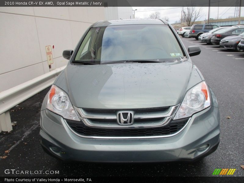 Opal Sage Metallic / Ivory 2010 Honda CR-V EX AWD