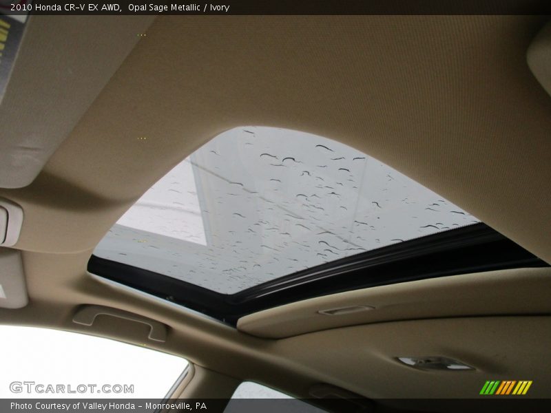 Opal Sage Metallic / Ivory 2010 Honda CR-V EX AWD