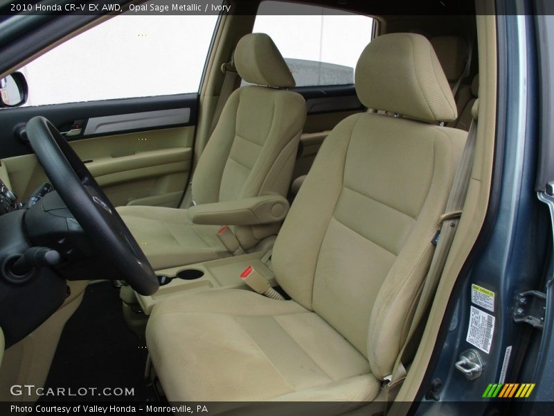 Opal Sage Metallic / Ivory 2010 Honda CR-V EX AWD