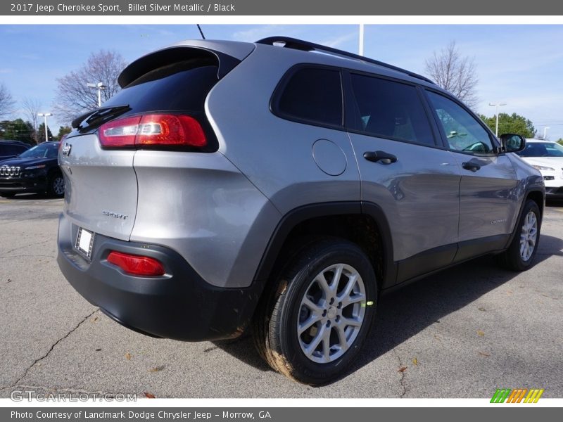 Billet Silver Metallic / Black 2017 Jeep Cherokee Sport