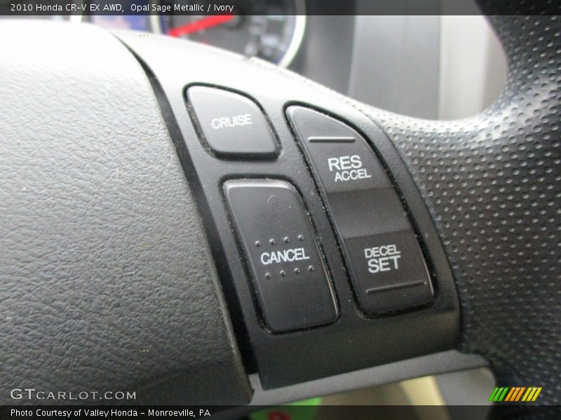 Opal Sage Metallic / Ivory 2010 Honda CR-V EX AWD