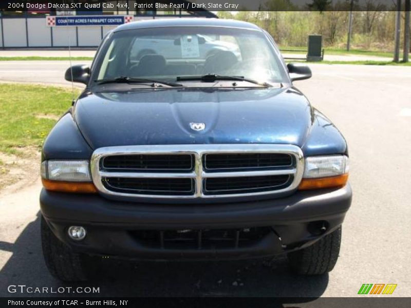 Patriot Blue Pearl / Dark Slate Gray 2004 Dodge Dakota SXT Quad Cab 4x4