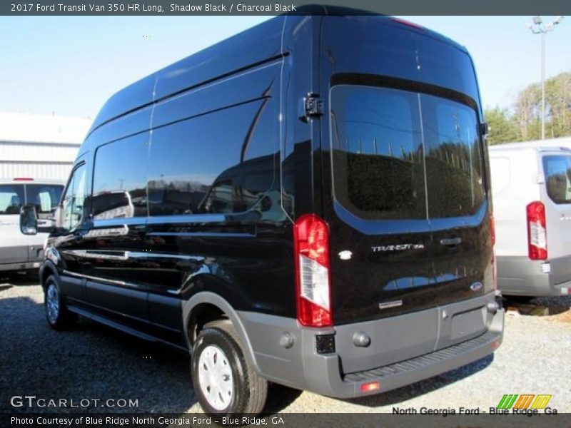 Shadow Black / Charcoal Black 2017 Ford Transit Van 350 HR Long