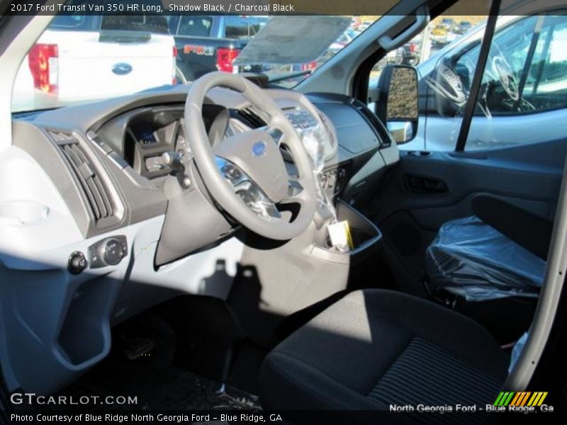 Shadow Black / Charcoal Black 2017 Ford Transit Van 350 HR Long