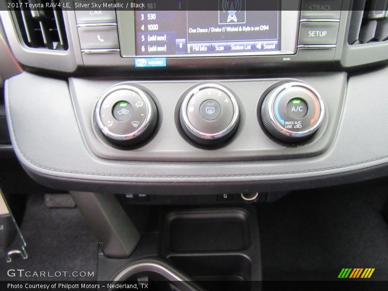 Silver Sky Metallic / Black 2017 Toyota RAV4 LE