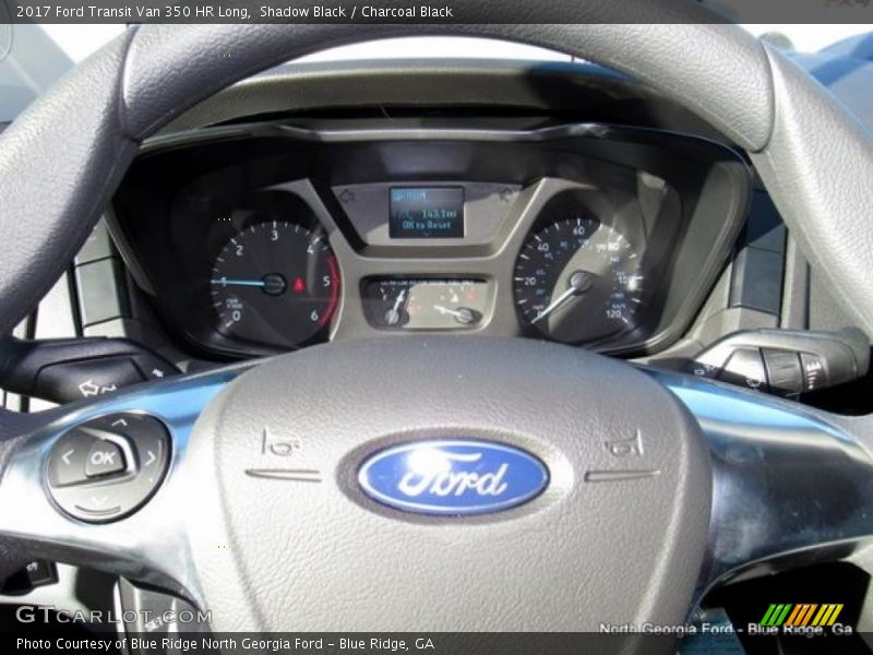 Shadow Black / Charcoal Black 2017 Ford Transit Van 350 HR Long